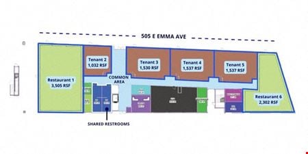 Preview of Retail space for Rent at 505 E Emma Ave