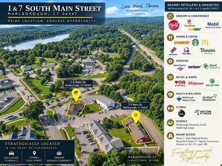Preview of Retail space for Rent at 1-7 S Main Street, Unit# A,B,D,E