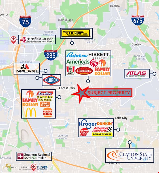 Atlanta MSA Net Leased Portfolio | 2 Single Tenant Distribution Locations | 100% Leased - 7% Cap Rate