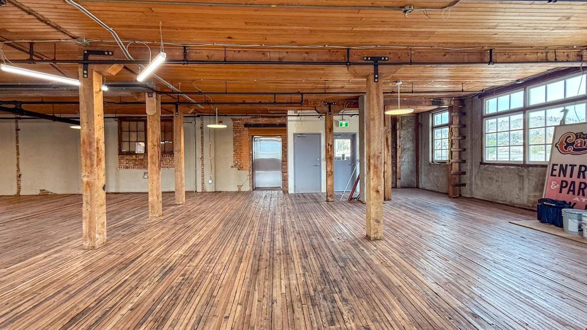 High profile commercial space available in the Old Cannery Building.