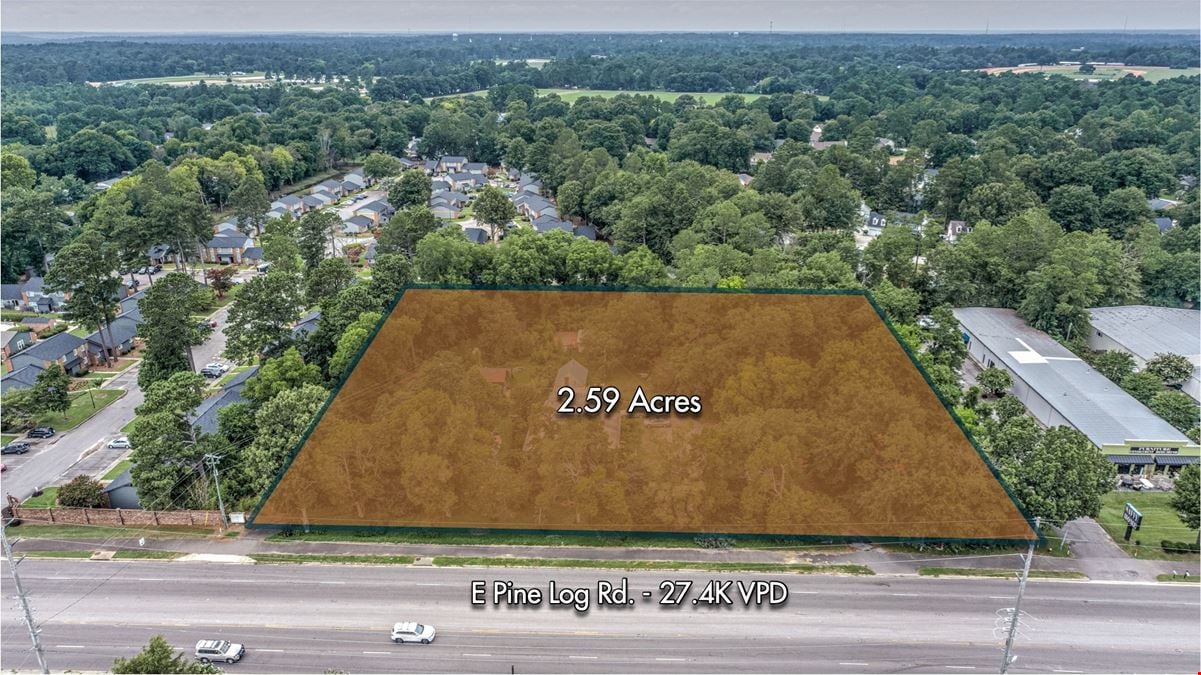 2.59 AC Commercial Land | Aiken, SC