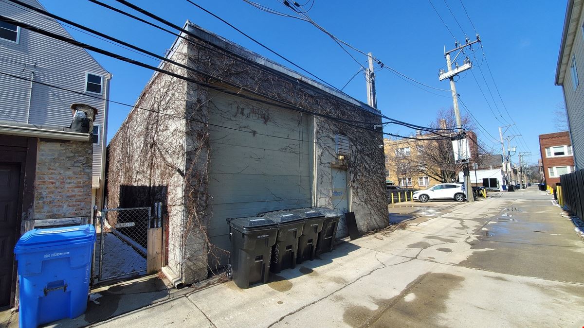 Prime North Center Retail Front + Dual Drive-In Warehouse/Garage