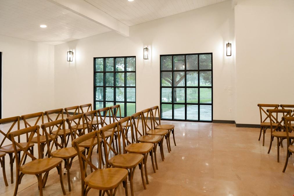 Elegant Hill Country Wedding & Event Center – 14,321 SF on 39 Acres