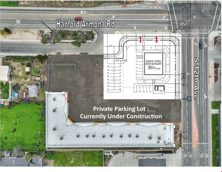 Custom BTS Drive-Thru Retail Pad in Hanford, CA