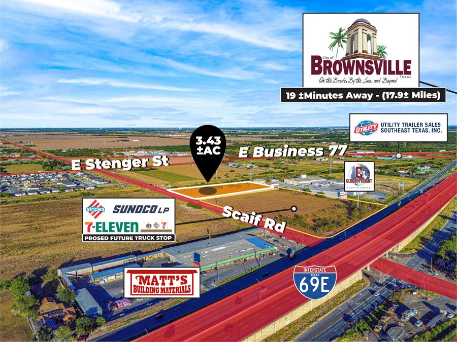 3.43± AC Pad Site | Zoned Light-Industrial | San, Benito, TX