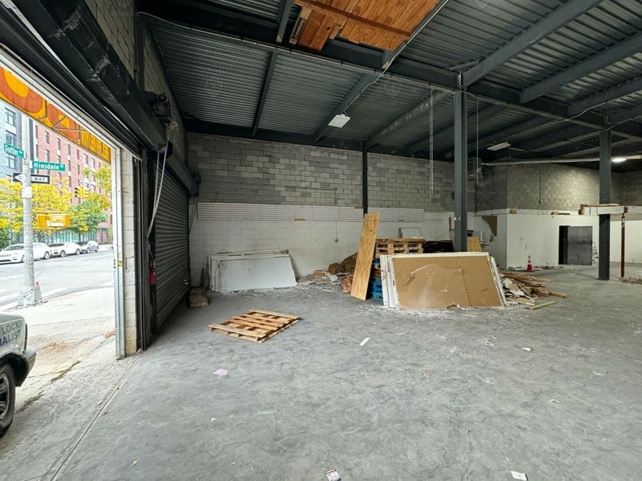 4,000 SF | 523 Sutter Avenue | Vanilla Boxed Industrial Space For Lease