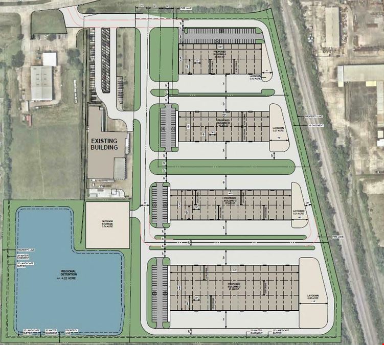 Proposed: 30,000 to 300,000 SF Industrial