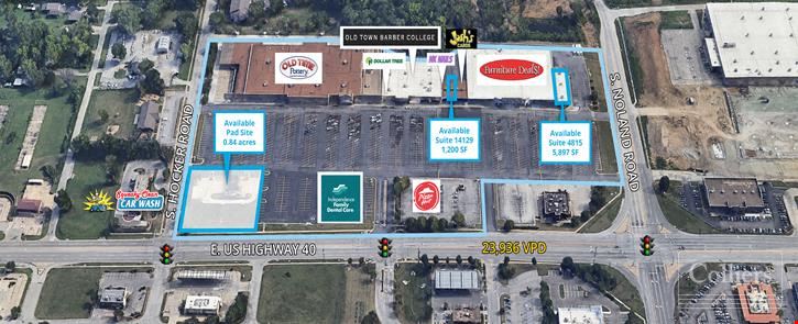Small Shop Space and Pad Site Available