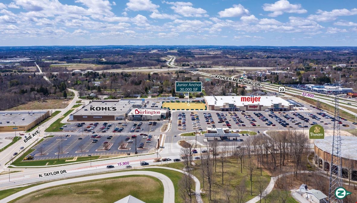 Redeveloped Memorial Mall Pad Site