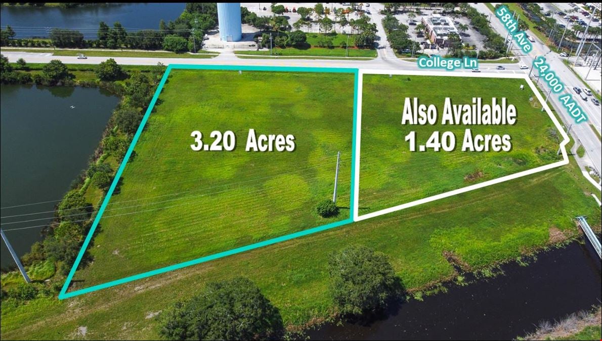 1.40 - 4.60 Acres of Vacant Land