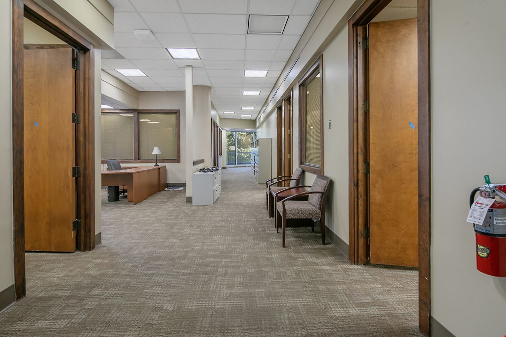 Office Building with Surface Parking Lot in Downtown