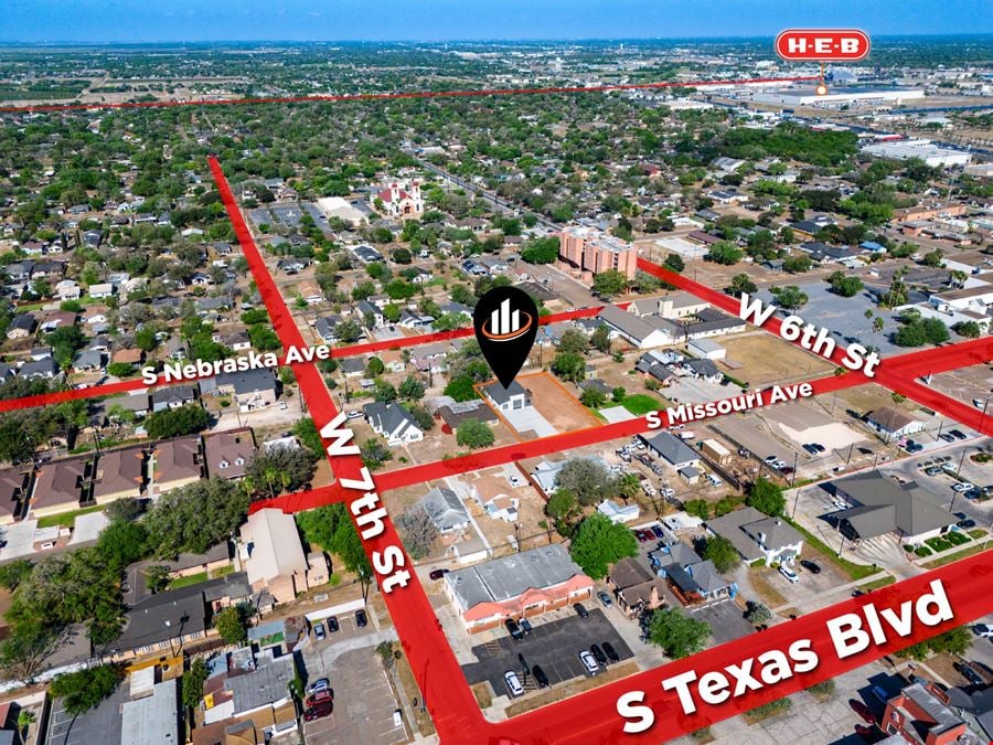 Newly constructed, turn key, fully operational 2,175 SF Office Building with additional land, Weslaco TX