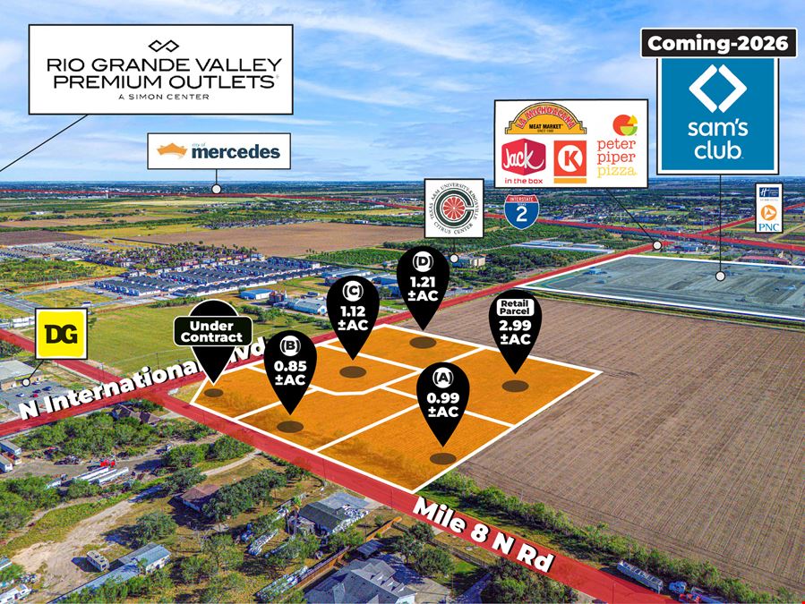 Adam’s Landing | Retail Pad Sites for Sale | ±0.85–±2.99 AC