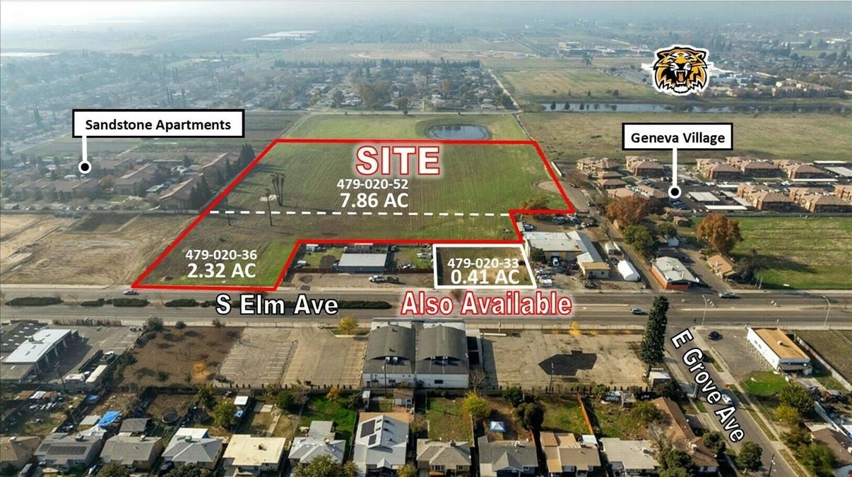 Total of ±10.18 Acres W/Tentative Map for 96 Multifamily Units