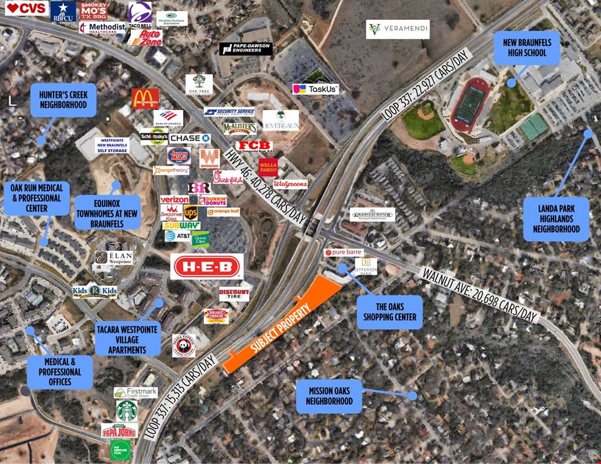 Retail or Office Pads (approx. 0.69 to 5.23 acres)