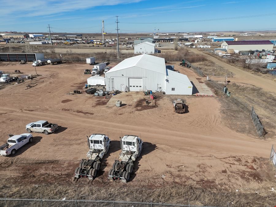 ±12,500 SF Shop(s) | Fenced and Stabilized ±5.53 Acre Yard