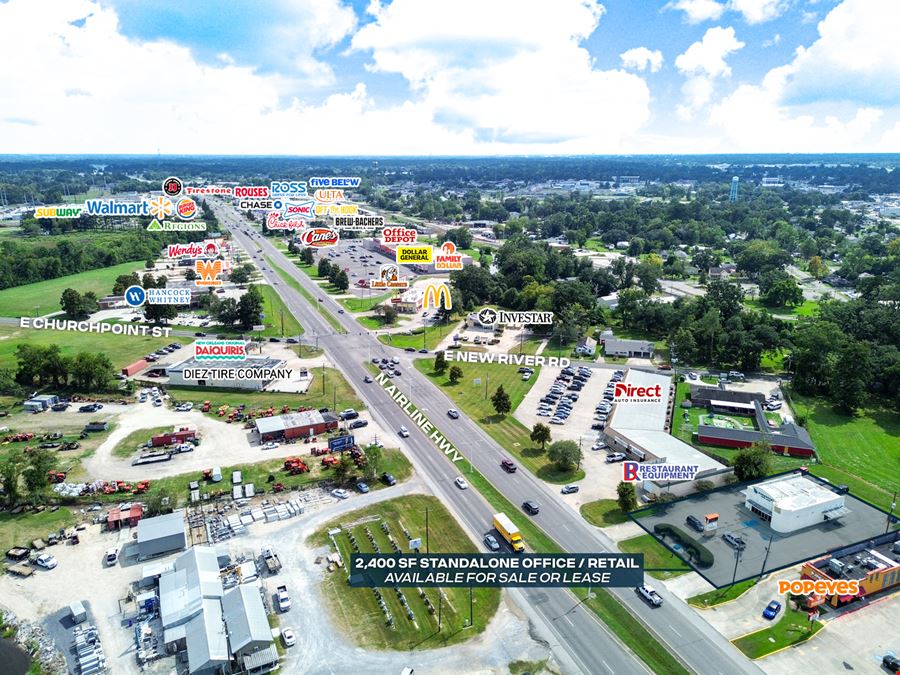 Standalone Office / Retail with Drive-Thru along Airline Highway