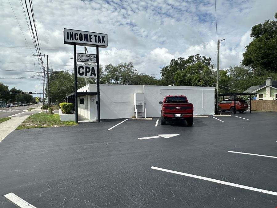 1,824 SF Standalone Professional Office in Seminole Heights | Former CPA & Investment Firm | $25/SF MG