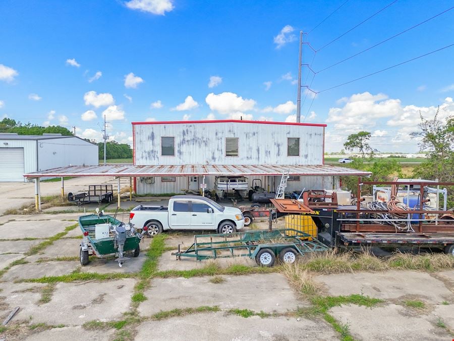 Dual Warehouses Near Hwy 90 with Surplus Land and Office