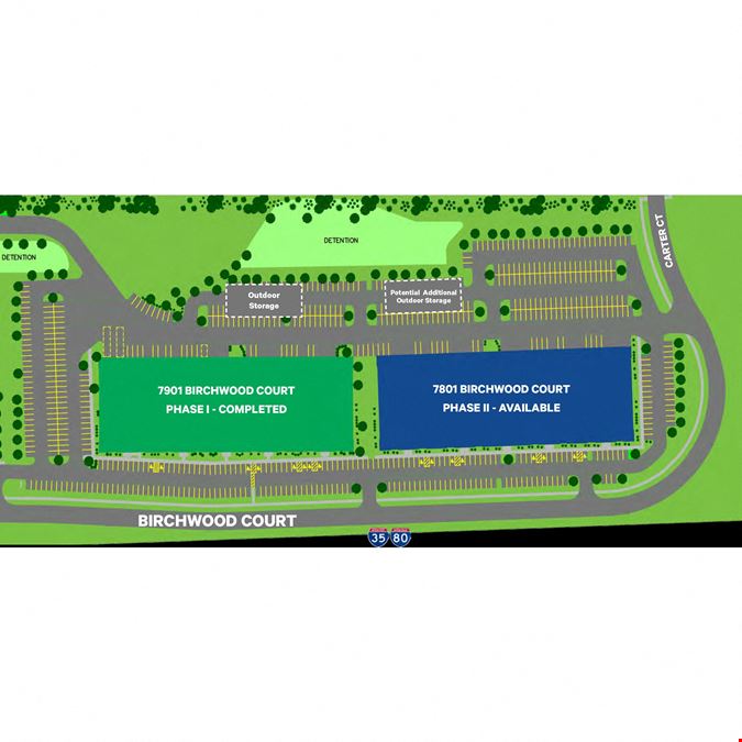 Birchwood Business Center II on I-80|35