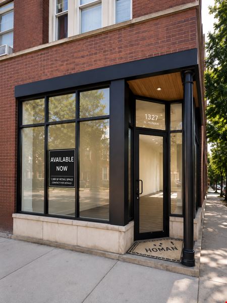 Preview of Retail space for Rent at 1327 N Homan Ave