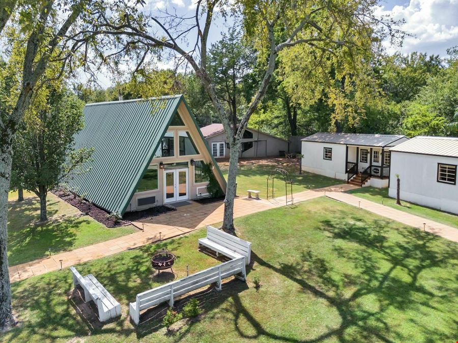 Custom Built! The Chalet & 3 Mini Houses in Canton TX