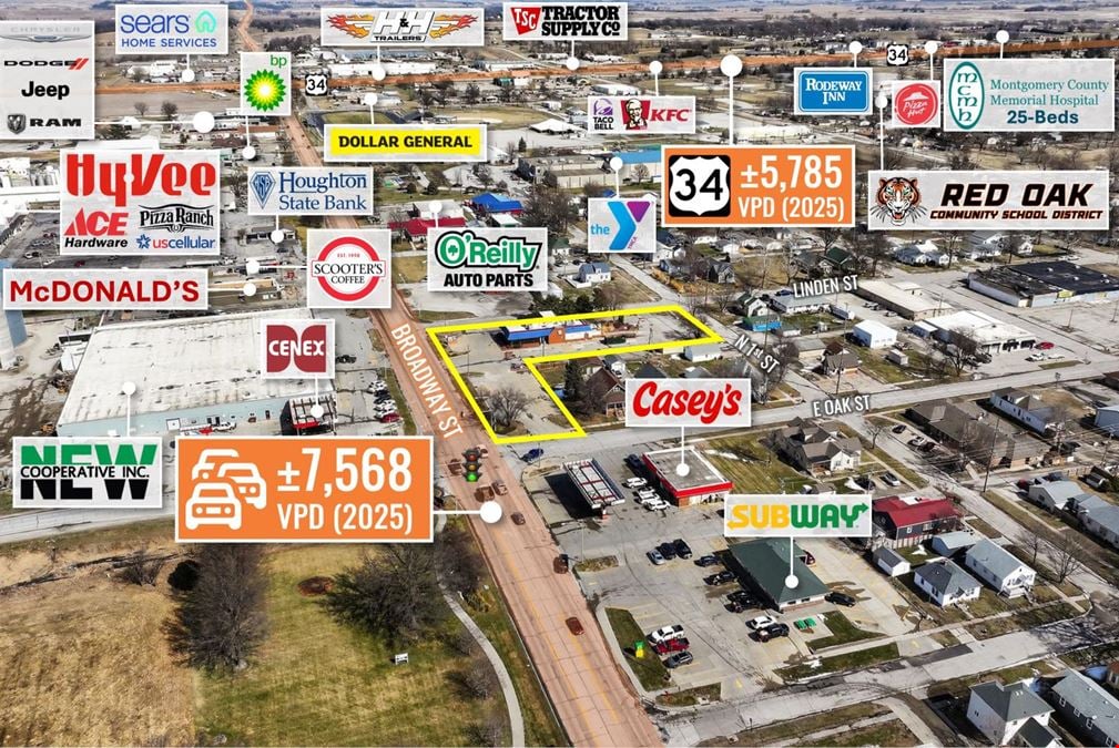 REIT Sale | Former Burger King | Omaha DMA | Red Oak, IA