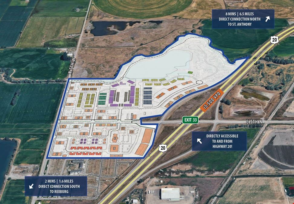 Highway 20 Interchange Pads