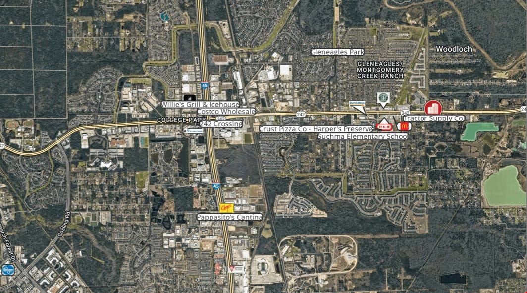 Unrestricted 1-Acre Lot on High-Traffic SH-242 – Conroe Corridor