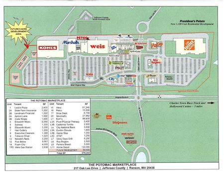Preview of commercial space at Route 9 & Oak Lee Drive