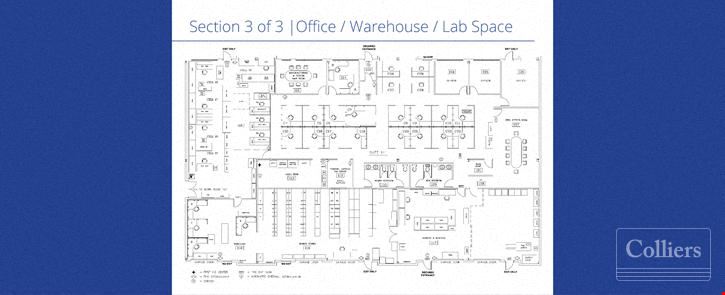 Premium office/warehouse/lab space for sublease