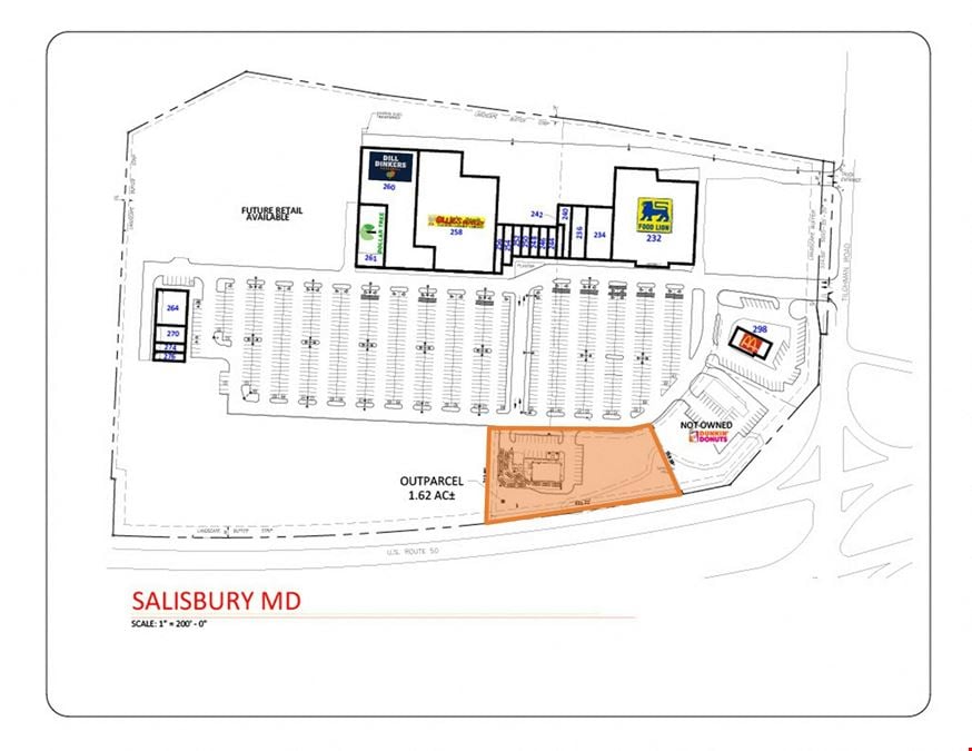 +/- 1.62 Acre Outparcel at Shops of Salisbury