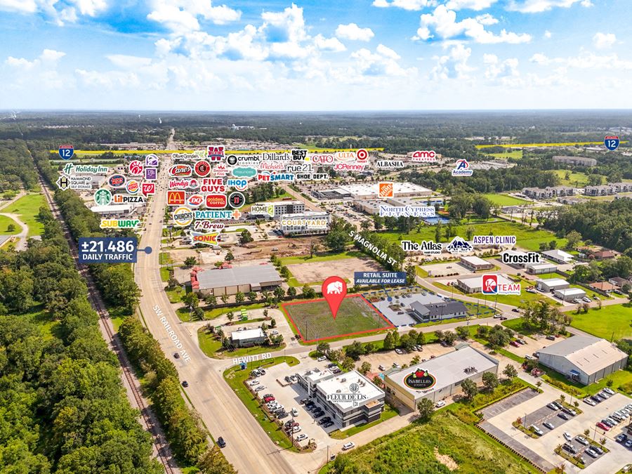 ±0.97-Acre Pad Site for Sale within Retail-Dense SW Railroad Corridor