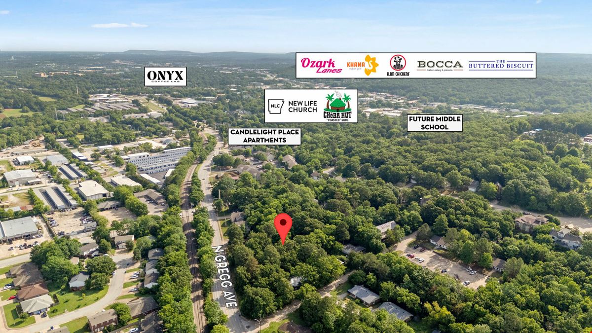 0.74 +/- AC 1624 N Gregg Ave - Fayetteville, AR 72703