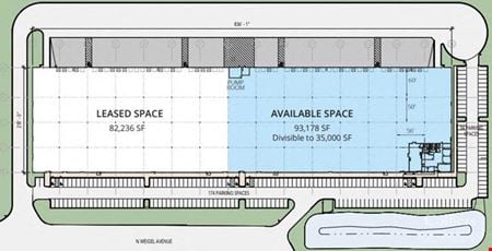 Preview of Industrial space for Rent at 955 N Weigel Ave
