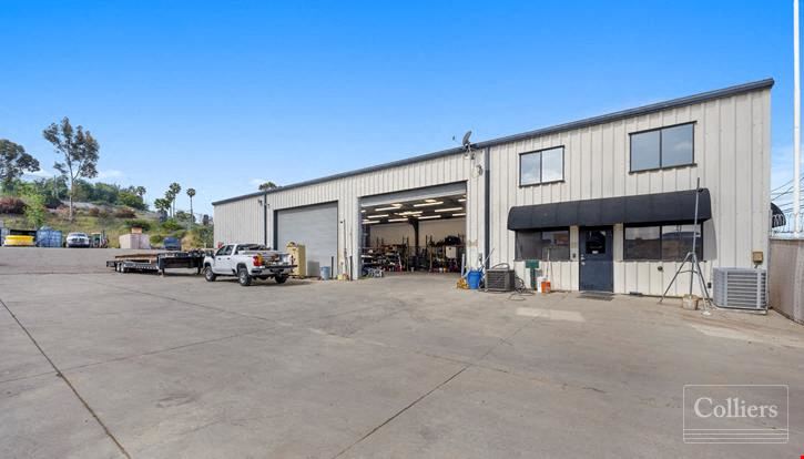 ± 8,000 SF Industrial Building on 1.69 Acres  | Escondido