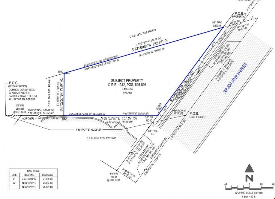 SR 200, Callahan .49 acre parcel