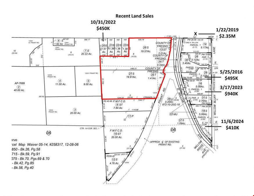 ±39.48 Acres of Vacant Residential Land in Fresno, CA