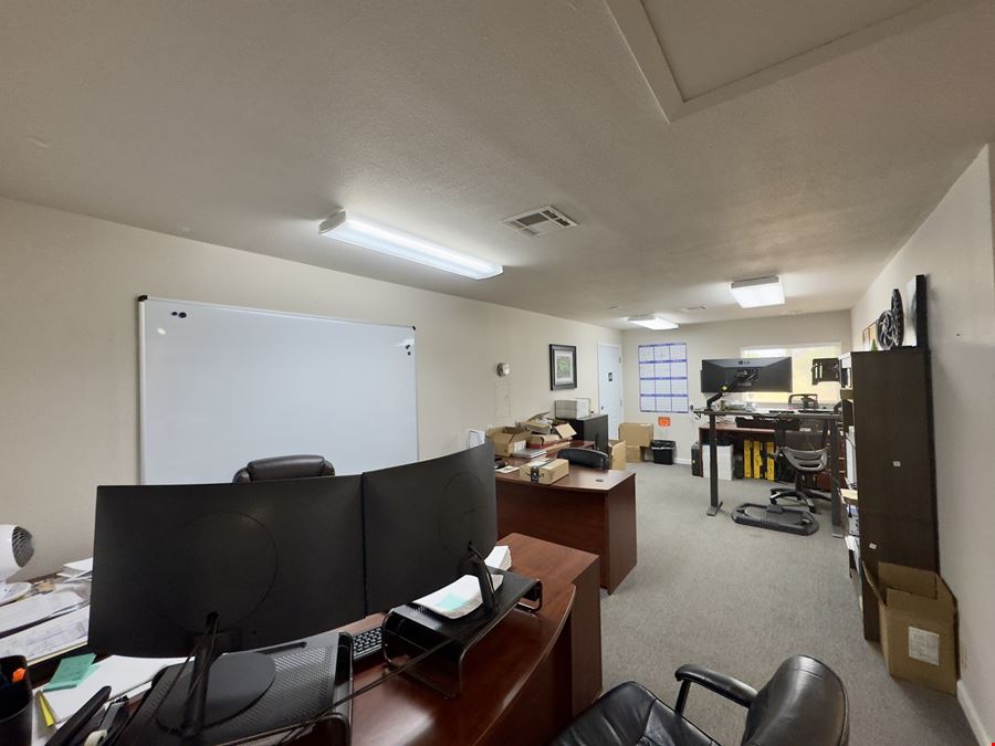 Affordable office with fenced yard space