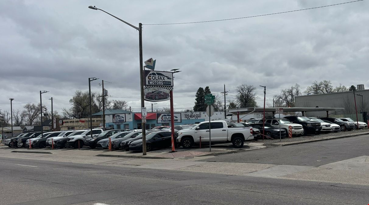 East Colfax Automotive Sales Lot