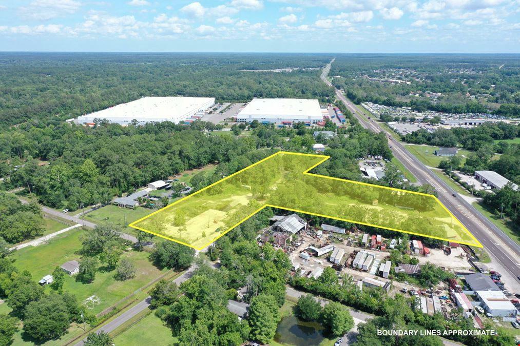 5.55± Acres | Dual Frontage | Existing Improvements