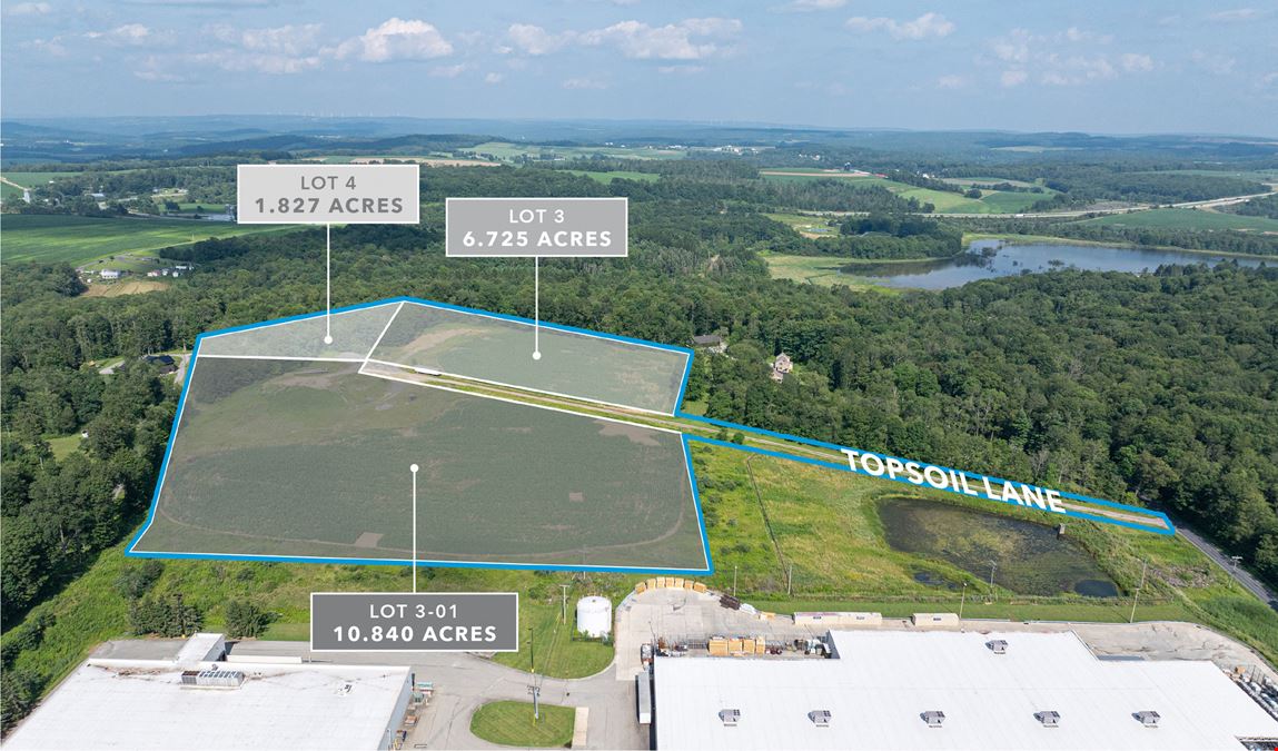 Development Opportunity: 19.39 Total Acres - 3 separate lots - Somerset Townsip
