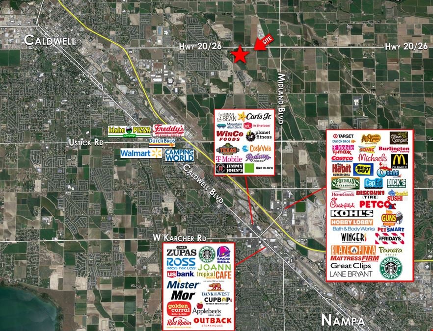 Prime Commercial Pad Sites