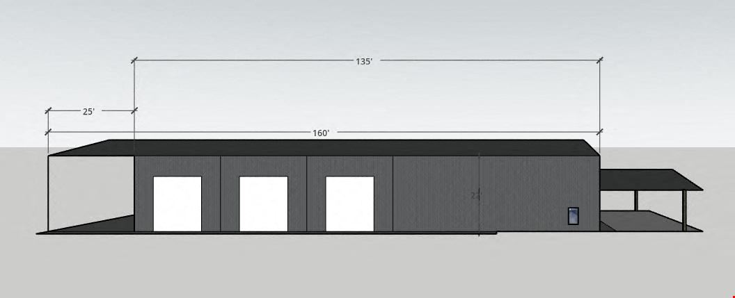 New Construction Industrial Building Off Antelope Trail