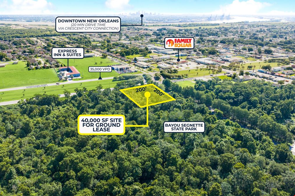 Westwego Land for Ground Lease