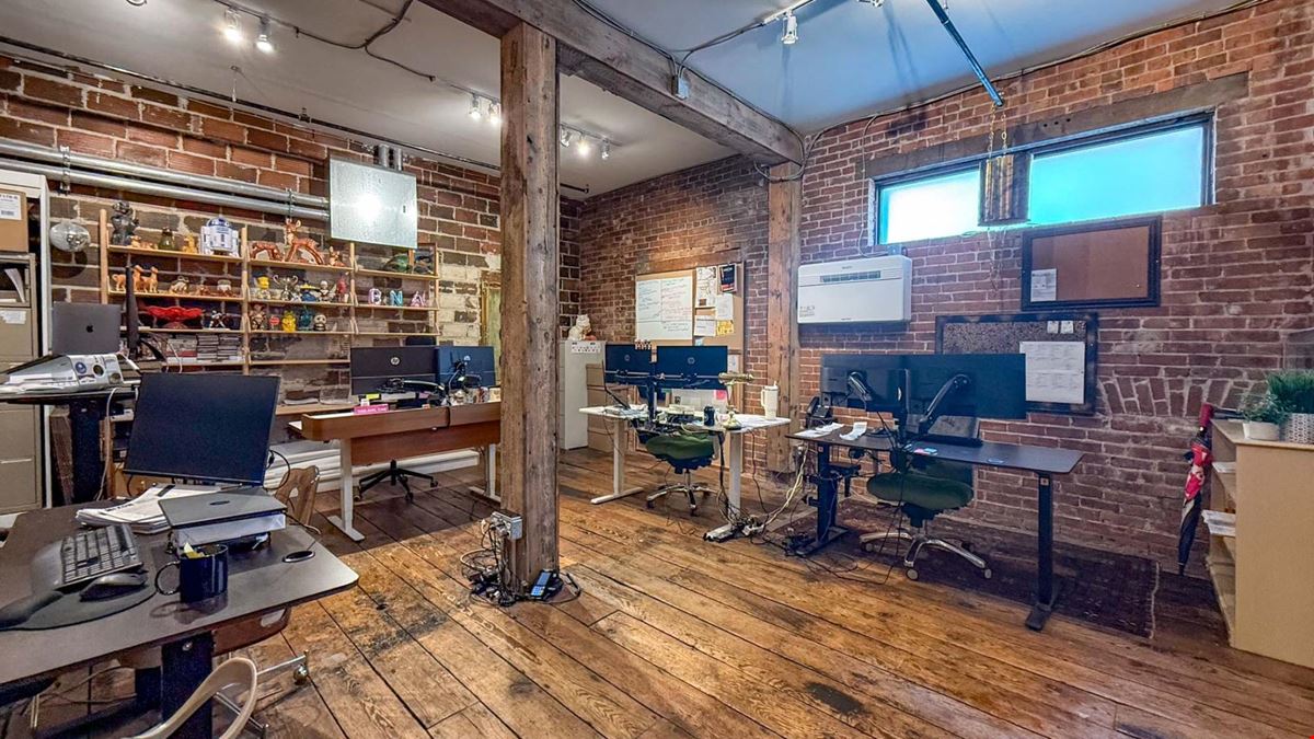 Commercial space available in the Old Cannery Building, an iconic three-storey brick building in Downtown Kelowna