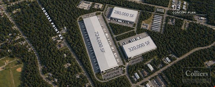 Industrial Land for Sale in Mays Landing, NJ – ±98 AC for Up to 1.35M SF Development