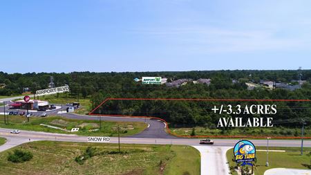 Preview of VacantLand space for Sale at Airport Blvd and Snow Rd