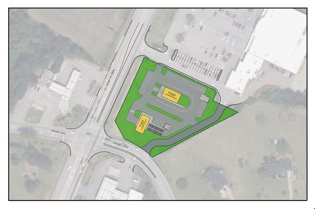 Signalized Corner Grocer-Outparcel