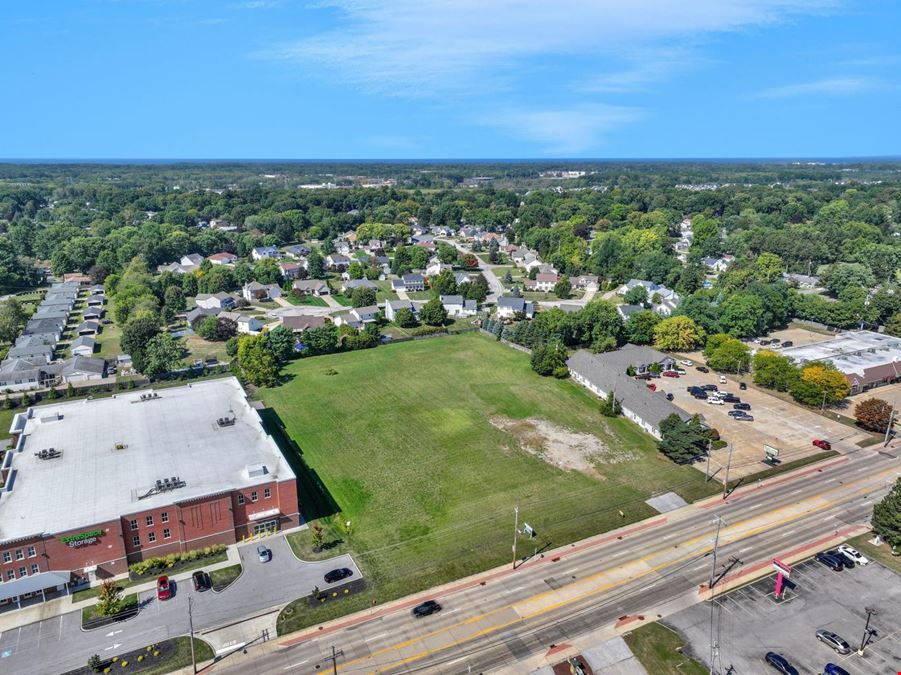 250’ Frontage on Route 20 | 3.15 AC Commercial Land | 15K+ VPD | Painesville / Mentor Corridor